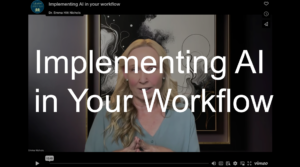 Implementing AI in your workflow